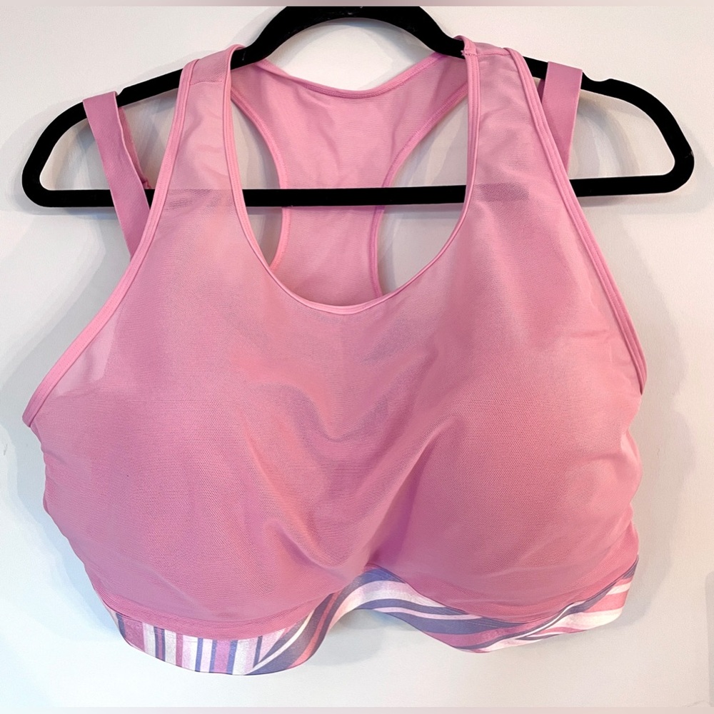 Adore Me Sports Bra Pink & Purple Women’s Size 38DDD - Picture 4 of 6